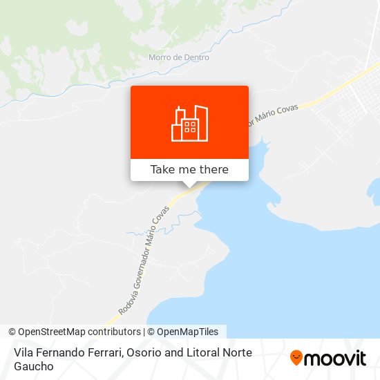 Vila Fernando Ferrari map