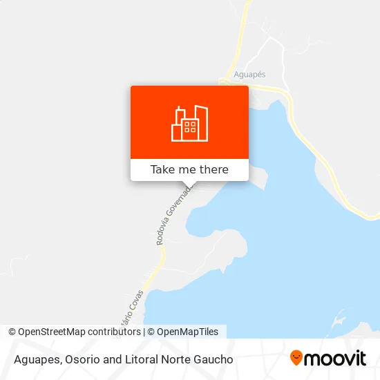 Aguapes map