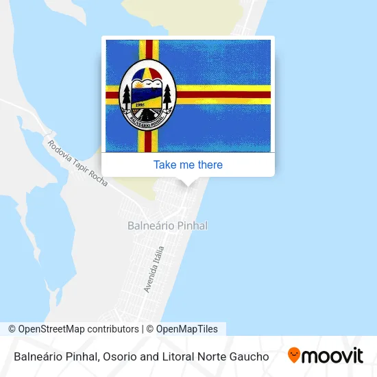 Balneário Pinhal map