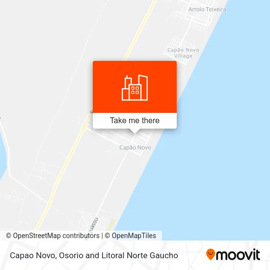 Capao Novo map