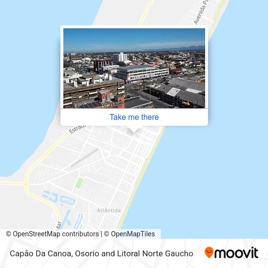 Capão Da Canoa map