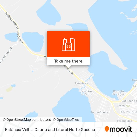 Estância Velha map