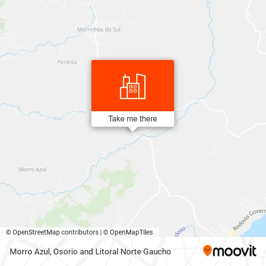 Morro Azul map