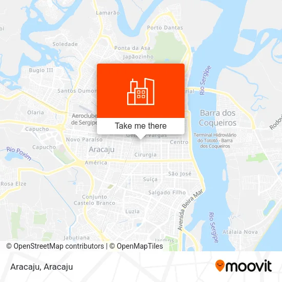 Aracaju map