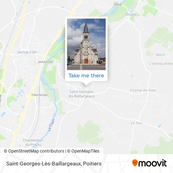 Saint-Georges-Lès-Baillargeaux map