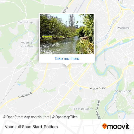 Vouneuil-Sous-Biard map