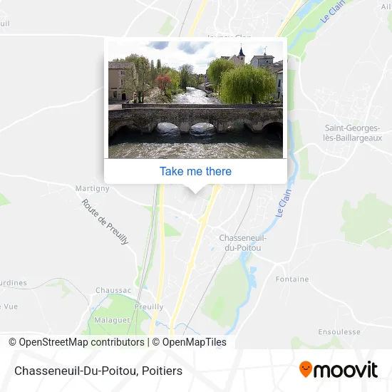 Chasseneuil-Du-Poitou map