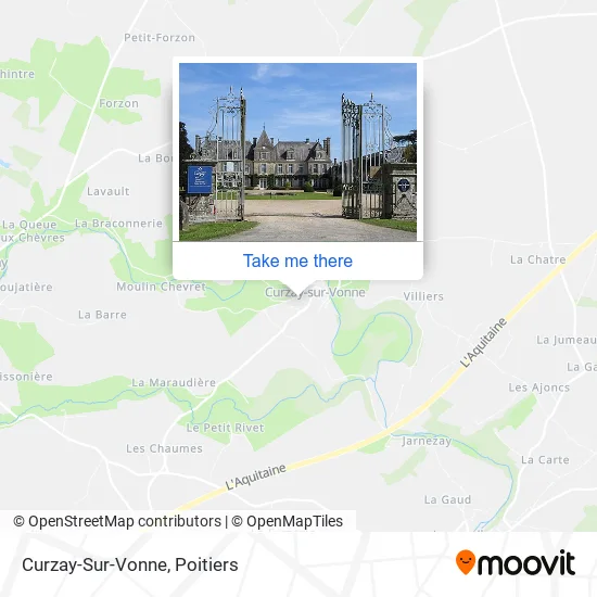 Curzay-Sur-Vonne map