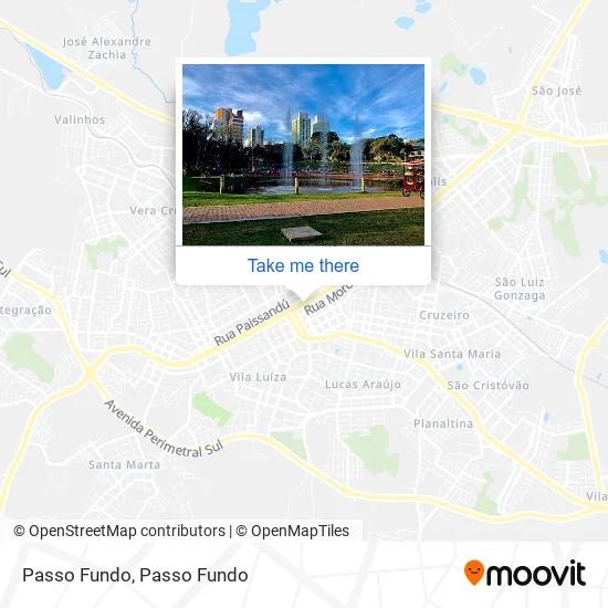 Passo Fundo map