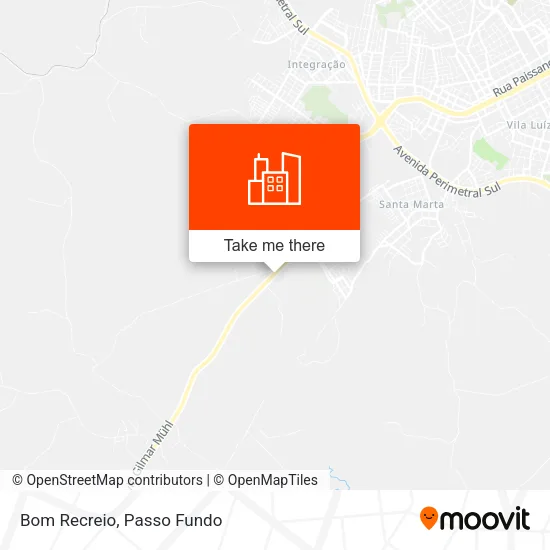 Bom Recreio map