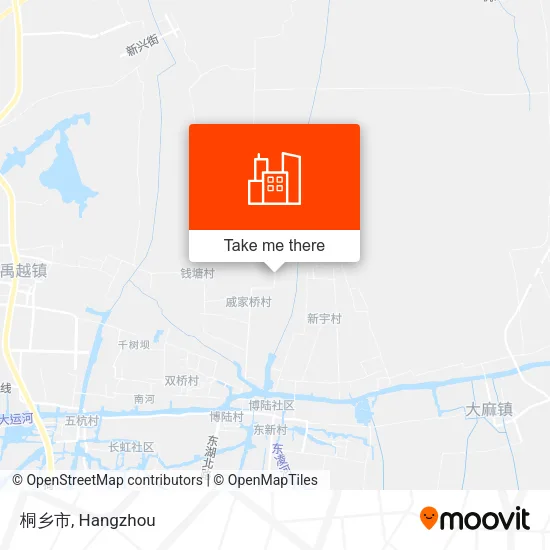 桐乡市 map