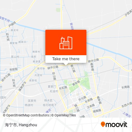 海宁市 map