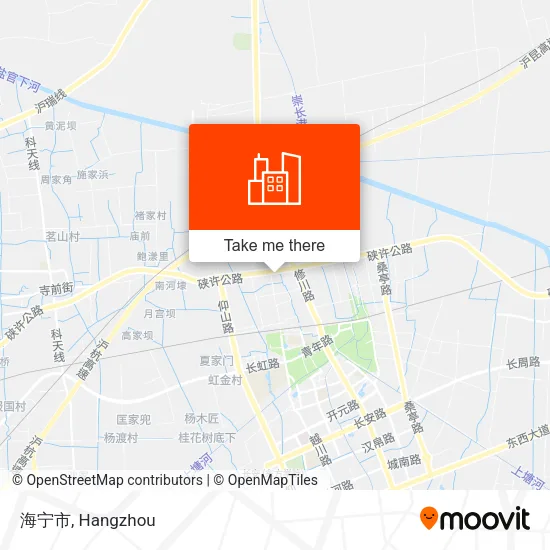 海宁市 map