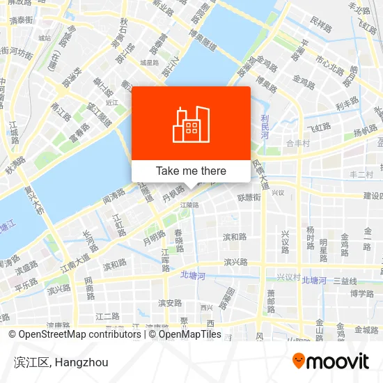 滨江区 map