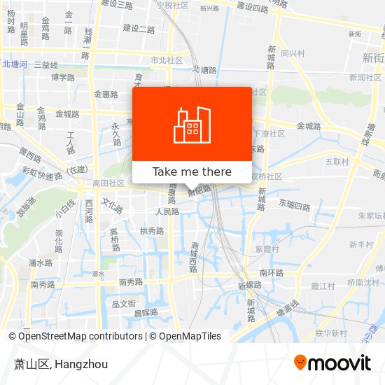 萧山区 map