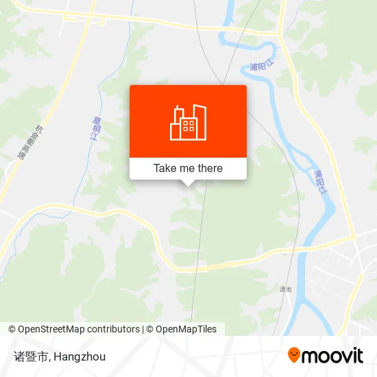 诸暨市 map