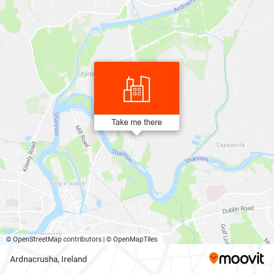 Ardnacrusha map