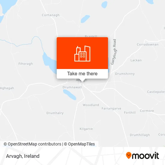 Arvagh map