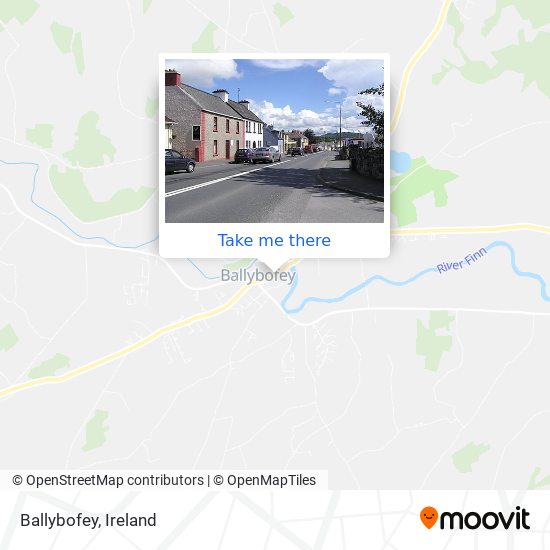 Ballybofey map