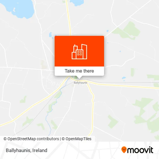 Ballyhaunis map