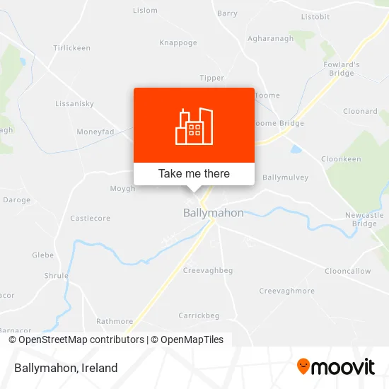 Ballymahon map