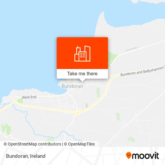 Bundoran map