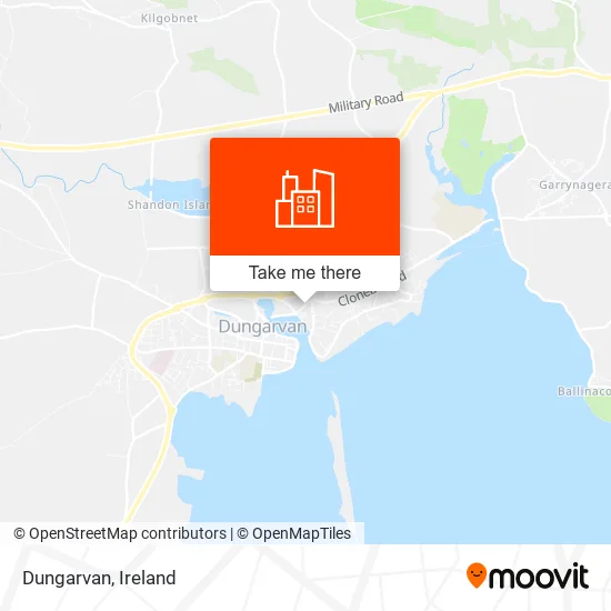 Dungarvan map