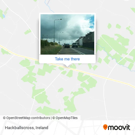 Hackballscross map