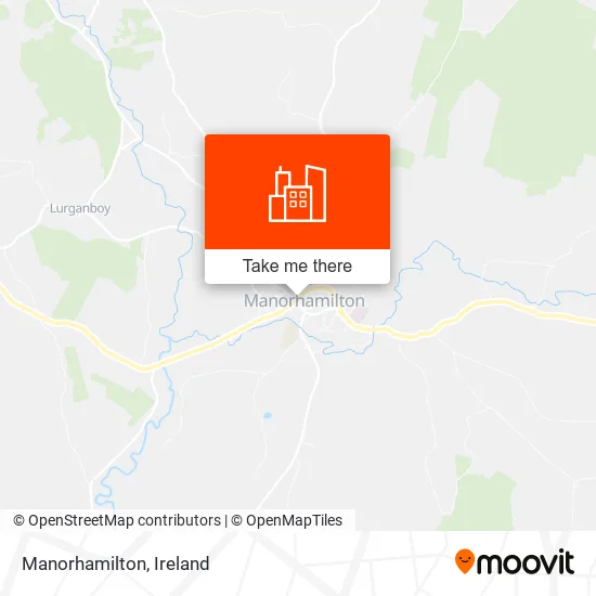 Manorhamilton map