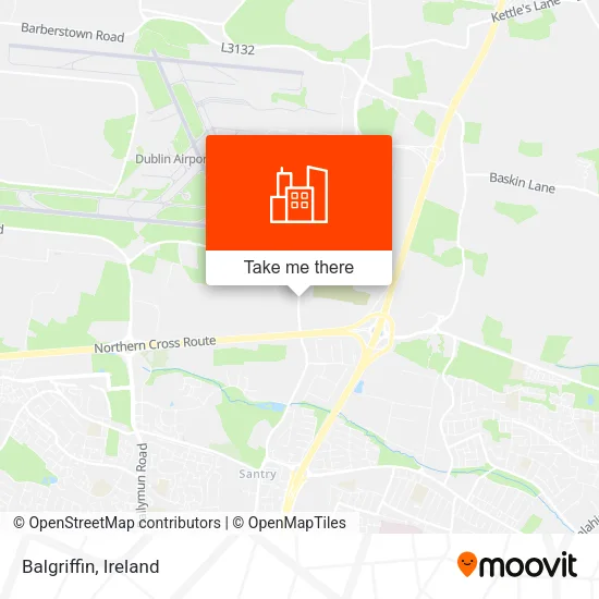 Balgriffin map