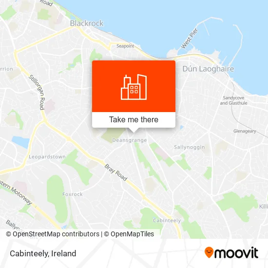 Cabinteely map