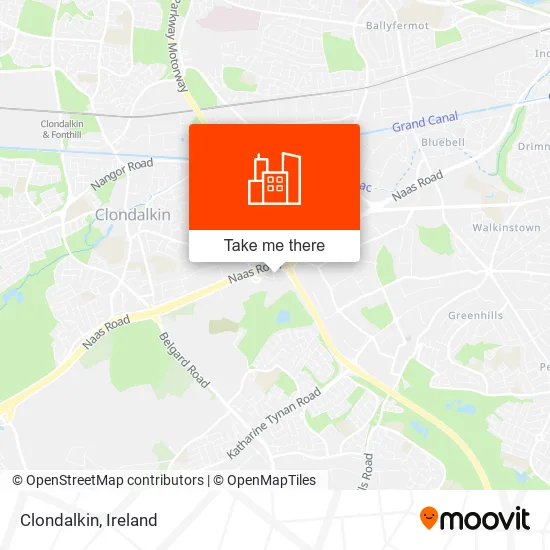 Clondalkin map