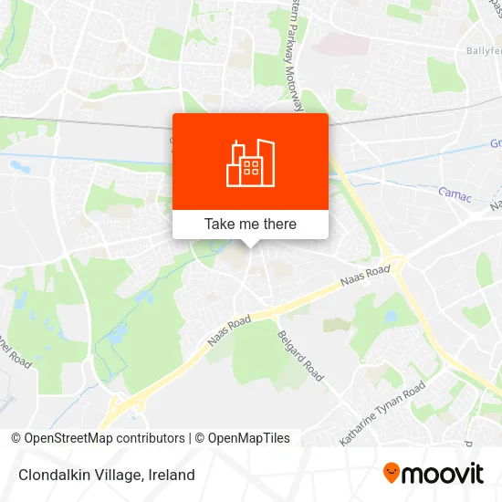 Clondalkin Village map