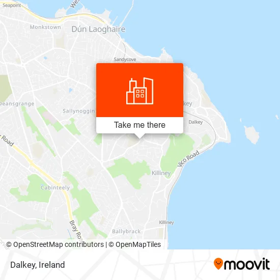 Dalkey map