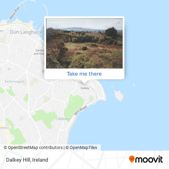 Dalkey Hill map