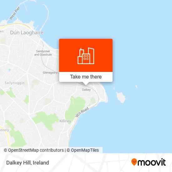 Dalkey Hill map