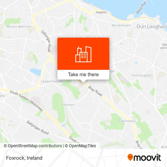 Foxrock map