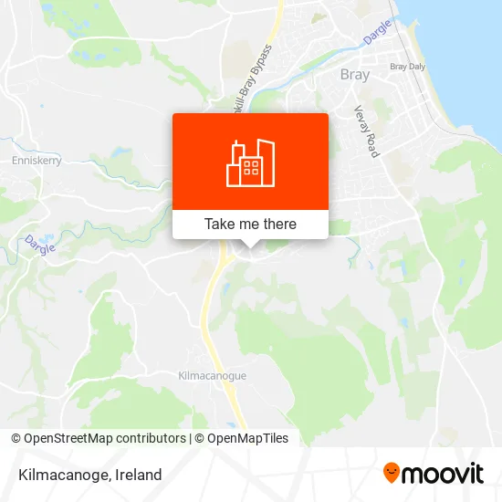 Kilmacanoge map