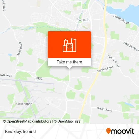 Kinsaley map