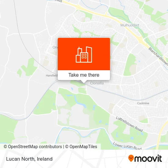 Lucan North map