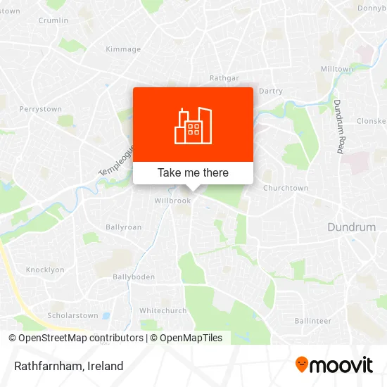 Rathfarnham map