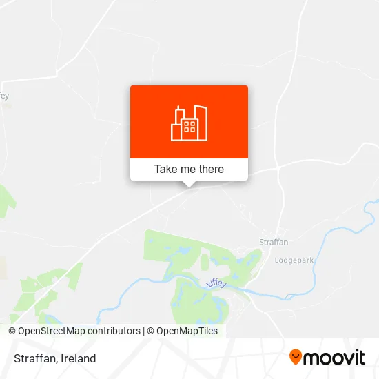 Straffan map