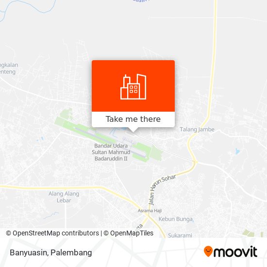 Banyuasin map