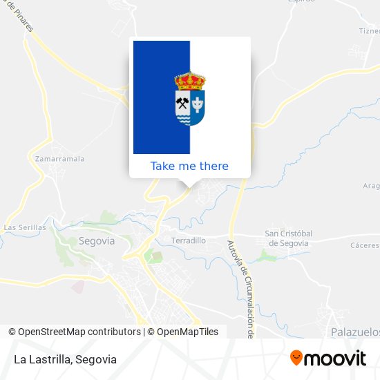 La Lastrilla map