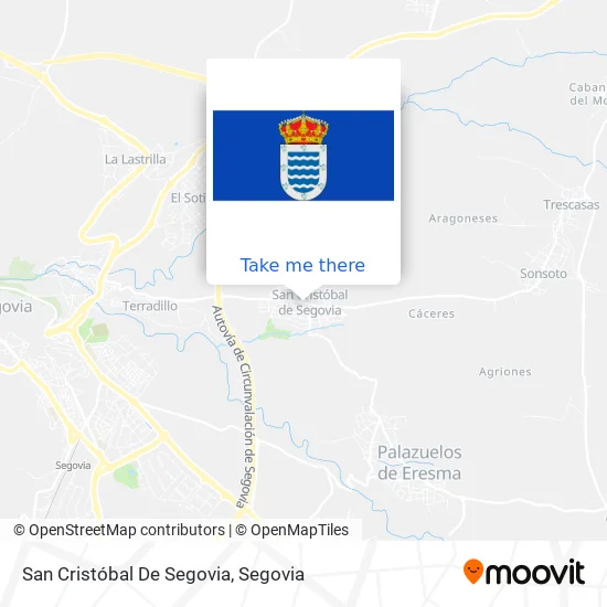 San Cristóbal De Segovia map