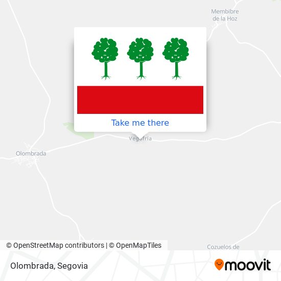 Olombrada map