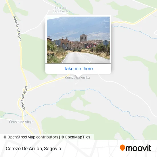 Cerezo De Arriba map