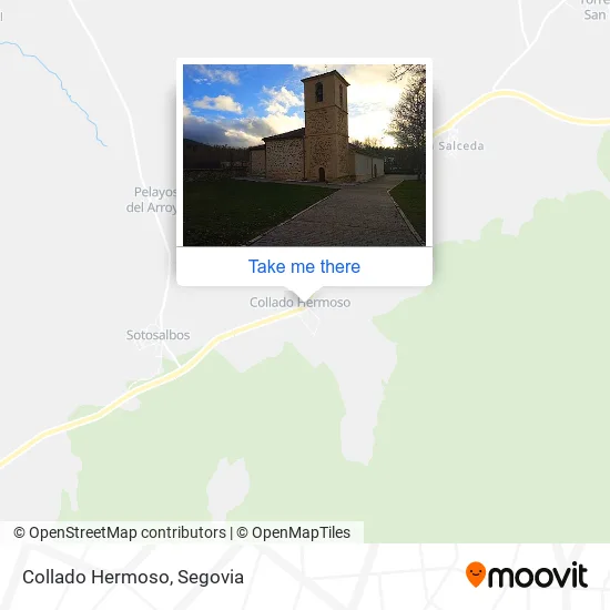 Collado Hermoso map