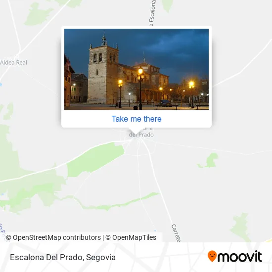 Escalona Del Prado map
