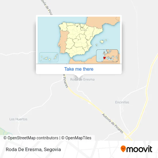 Roda De Eresma map